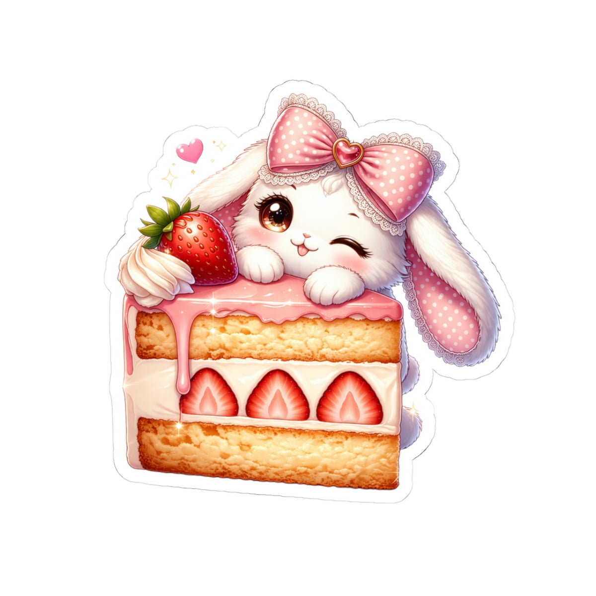 PoundCake & Strawberry Cake Sticker
